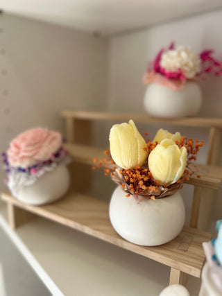 Vasetto- Miny Bouquet di Cera
