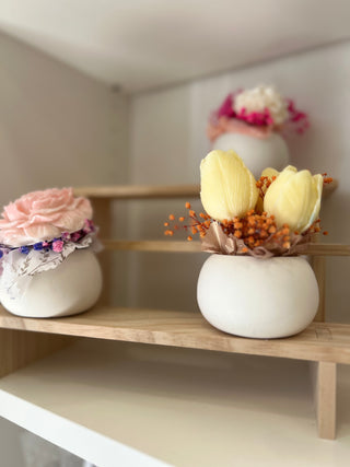 Vasetto- Miny Bouquet di Cera