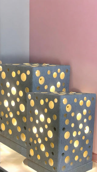 Lampada rettangolare bolle