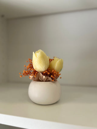 Vasetto- Miny Bouquet di Cera
