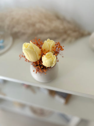 Vasetto- Miny Bouquet di Cera